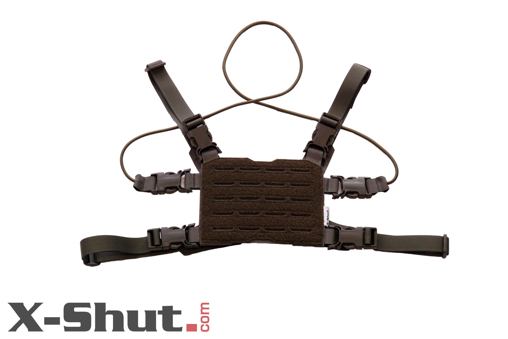 X-Shut Chestharness QRS, steingrau oliv